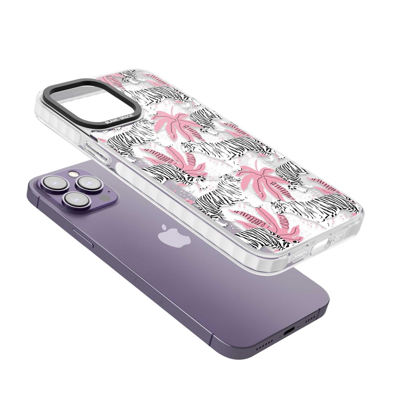 Pink & White Tropical Tigers
