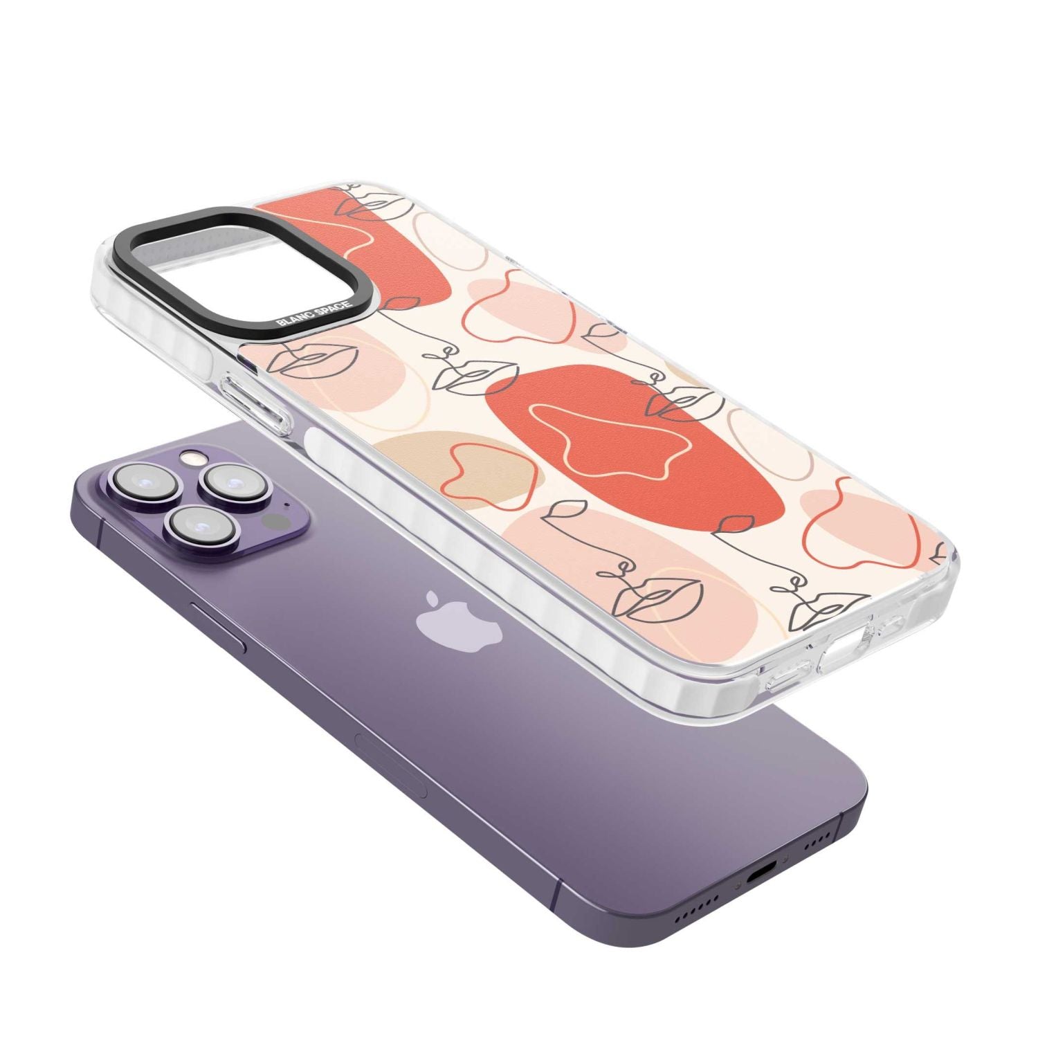 Abstract Face Line Art