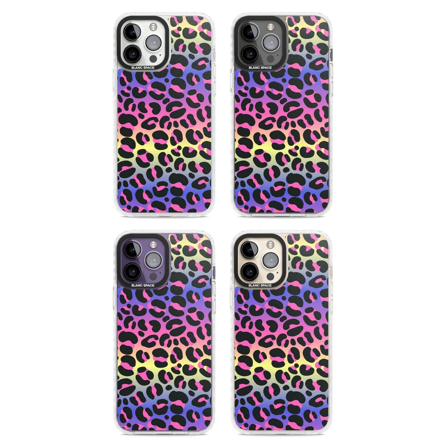 Rainbow Gradient Leopard