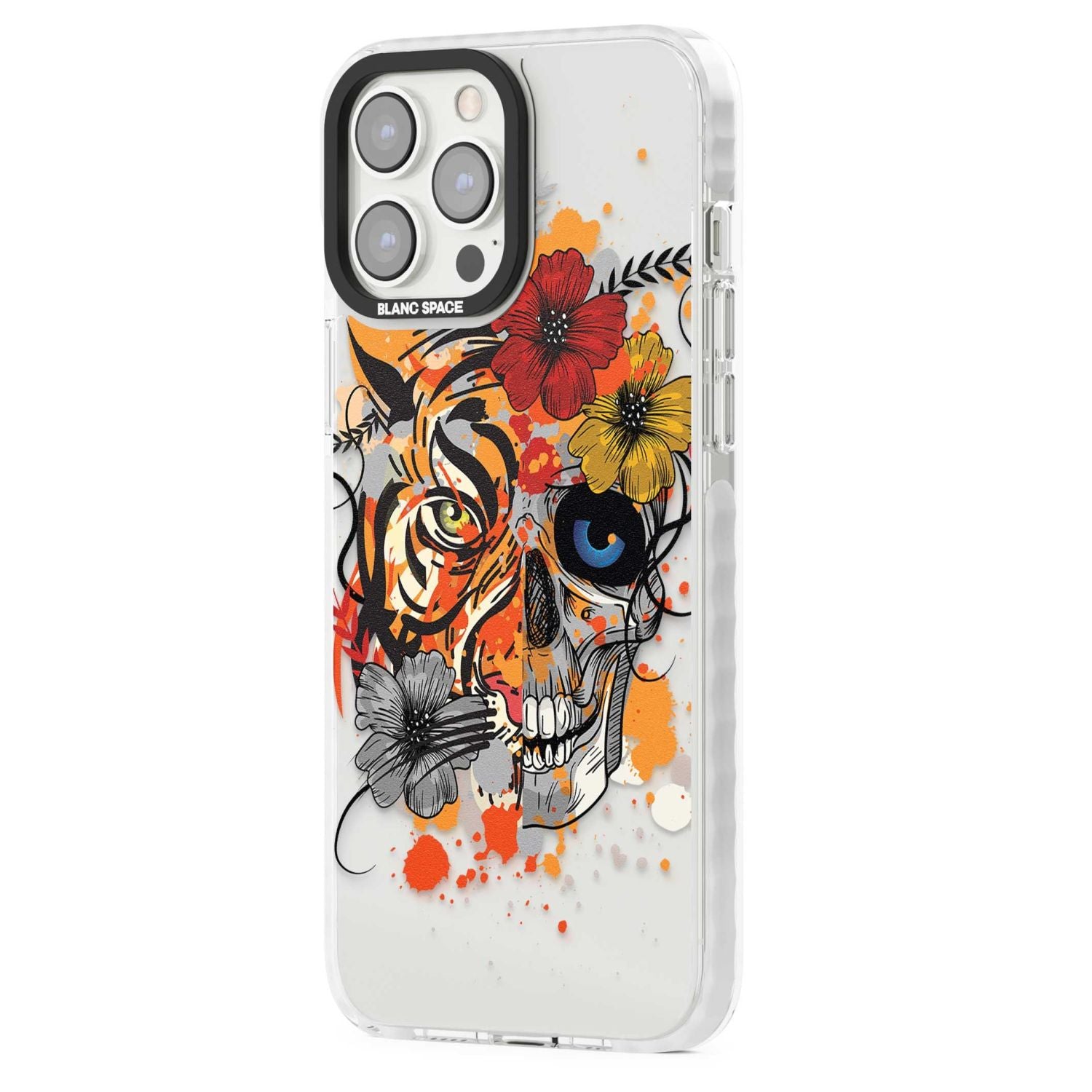 Sugar Skull Tiger Floral