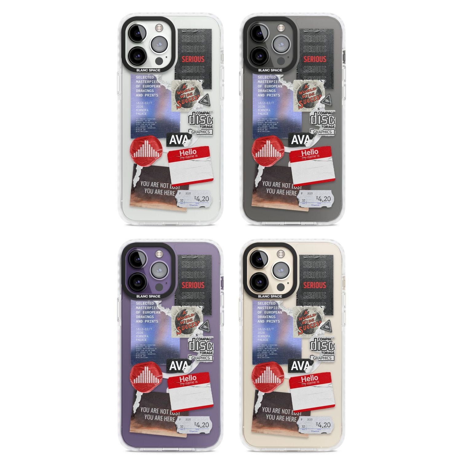 Red & Black Sticker Mix