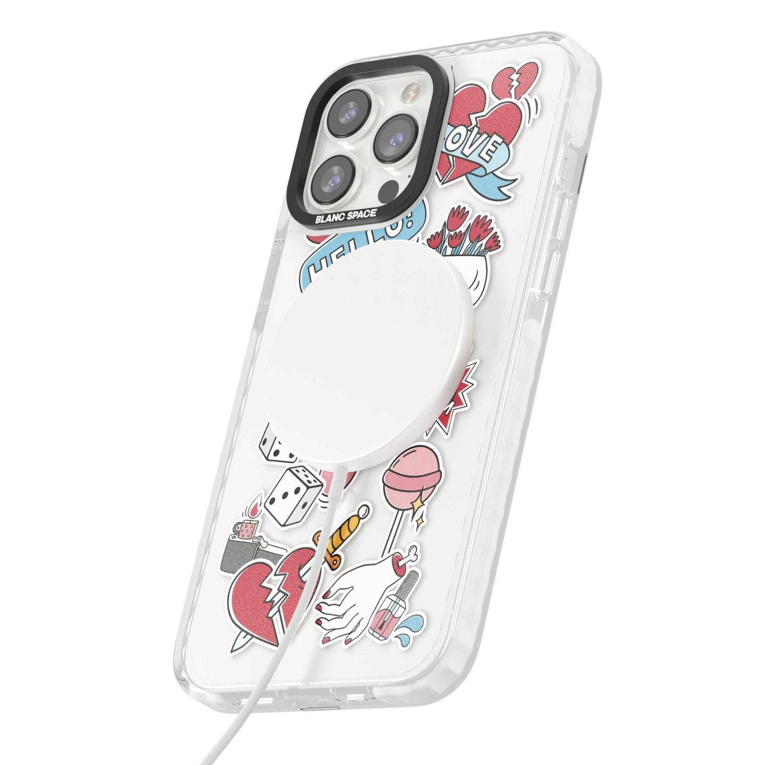 Skull & Flowers Stickers