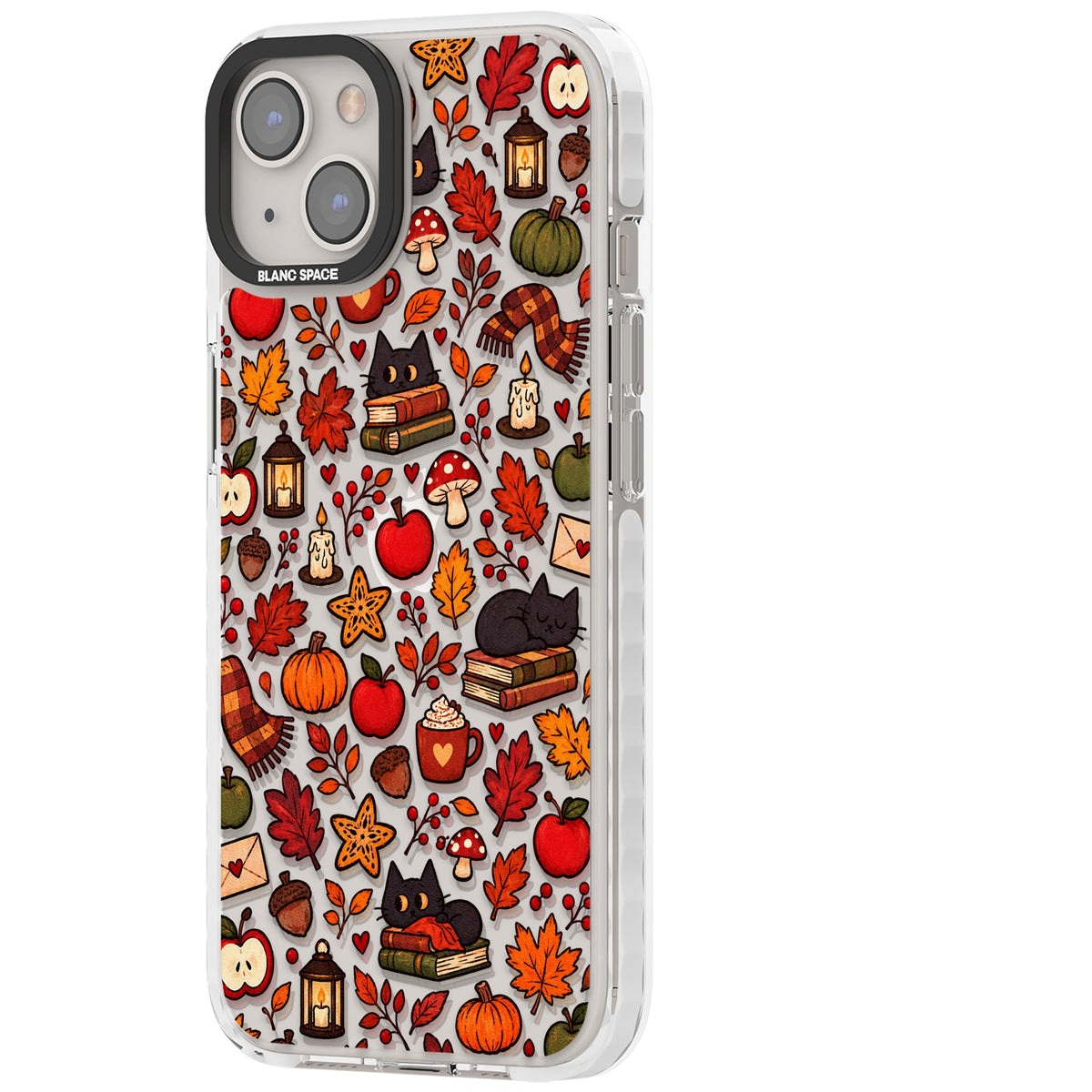 Autumn Mix iPhone 12 / 12 Pro / iPhone 13 / iPhone 14 / iPhone 14 Plus / iPhone 15 / iPhone 15 Plus Impact Clear Phone Case side