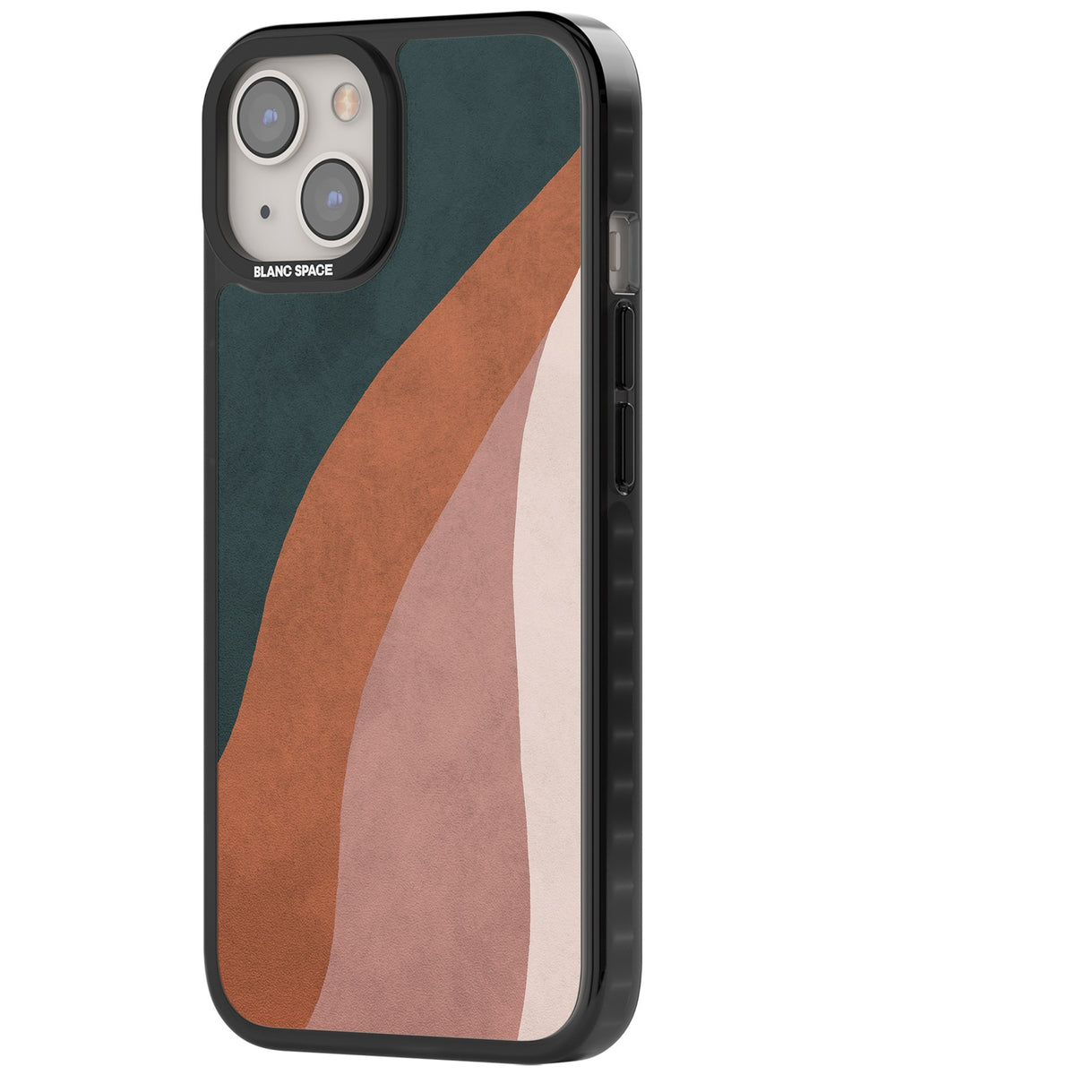 Earthwave Abstract iPhone 12 / 12 Pro / iPhone 13 / iPhone 14 / iPhone 14 Plus / iPhone 15 / iPhone 15 Plus Impact Black Phone Case side