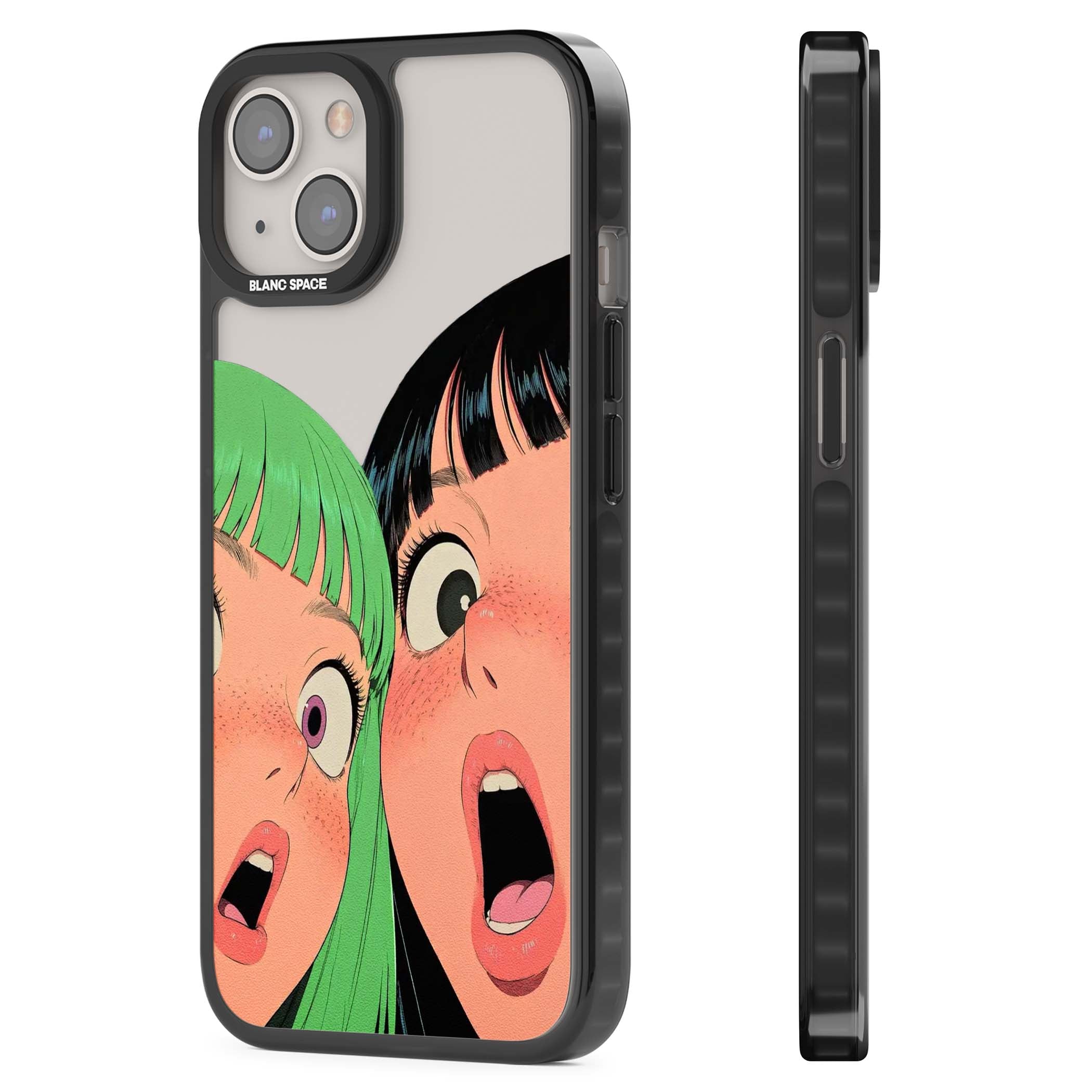 Gasp for her iPhone case | Black Impact case for iPhone 13, iPhone 14, iPhone 15