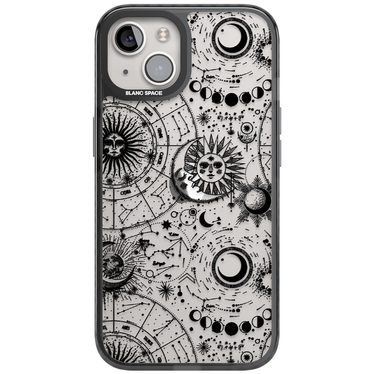Astral Mystic iPhone 12 / 12 Pro / iPhone 13 / iPhone 14 / iPhone 14 Plus / iPhone 15 / iPhone 15 Plus Impact Black Phone Case front