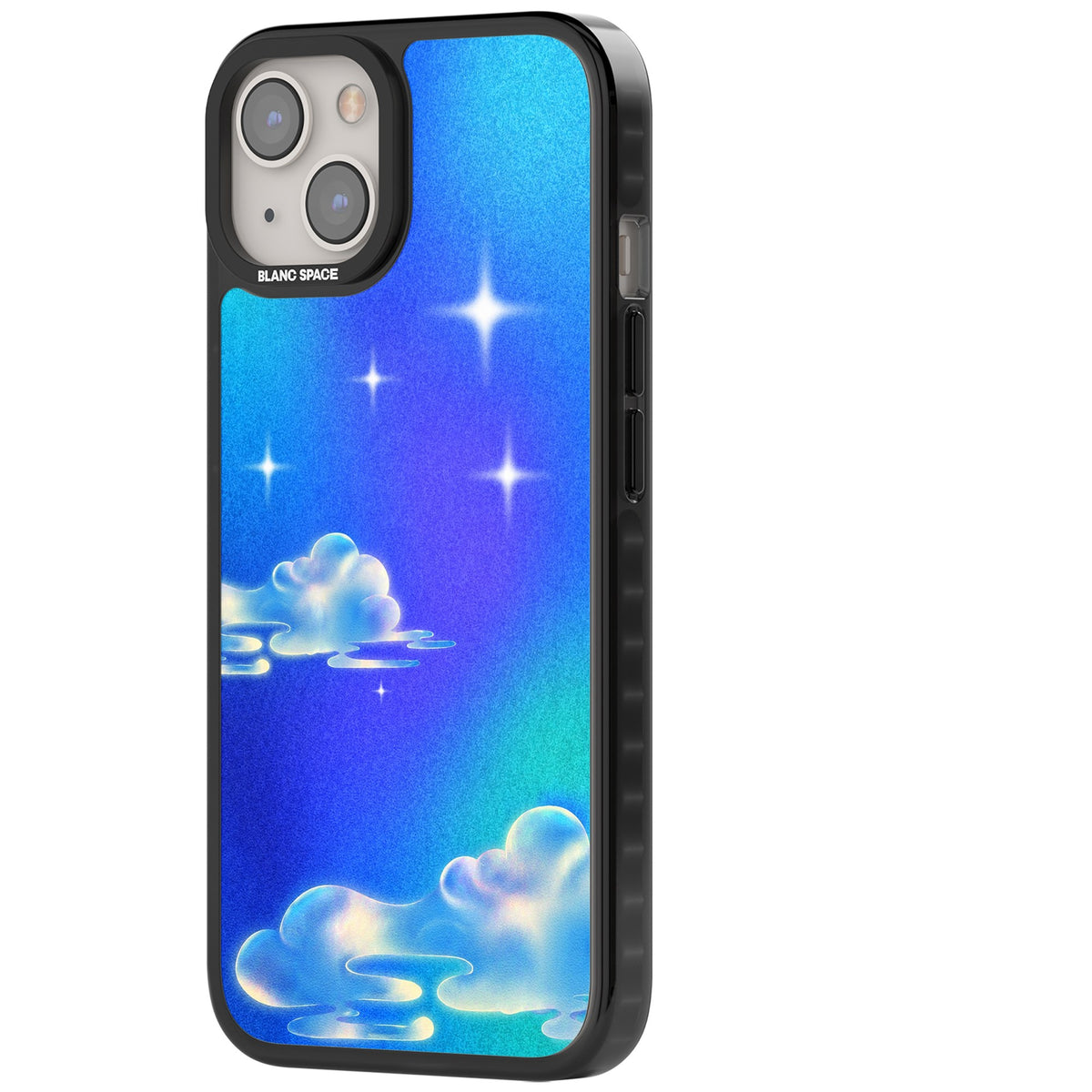 Aurora iPhone 12 / 12 Pro / iPhone 13 / iPhone 14 / iPhone 14 Plus / iPhone 15 / iPhone 15 Plus Impact Black Phone Case side