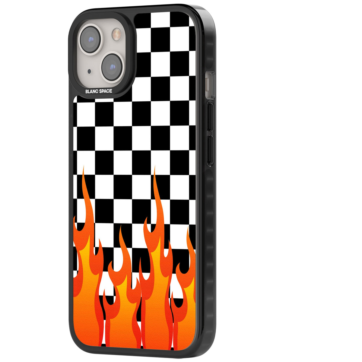 Hot Pursuit iPhone 12 / 12 Pro / iPhone 13 / iPhone 14 / iPhone 14 Plus / iPhone 15 / iPhone 15 Plus Impact Black Phone Case side