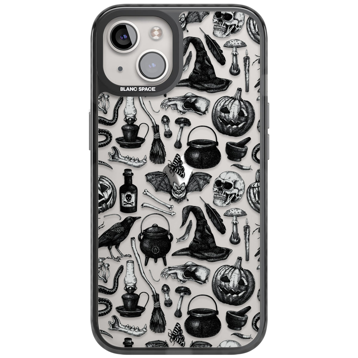 Dark Witchy iPhone 12 / 12 Pro / iPhone 13 / iPhone 14 / iPhone 14 Plus / iPhone 15 / iPhone 15 Plus Impact Black Phone Case front