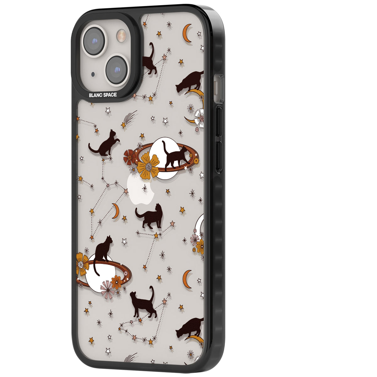 Cats And Astrology iPhone 12 / 12 Pro / iPhone 13 / iPhone 14 / iPhone 14 Plus / iPhone 15 / iPhone 15 Plus Impact Black Phone Case side