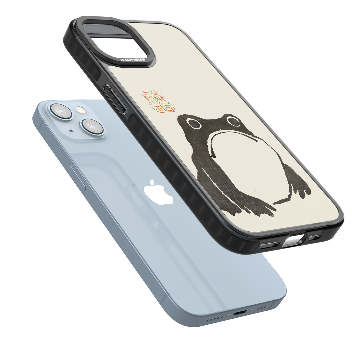 Matsumoto Hoji iPhone 12 / 12 Pro / iPhone 13 / iPhone 14 / iPhone 14 Plus / iPhone 15 / iPhone 15 Plus Impact Black Phone Case angled