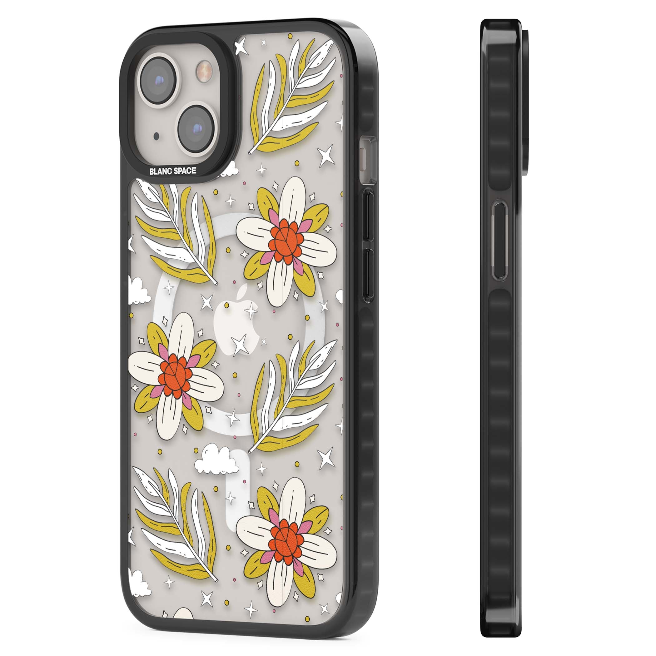 Elevate Your Phone'S Style With This Boho Celestial Sun & Eye Phone Case, Featuring A Mystical Blend Of Suns, All-Seeing Eyes, Butterflies, Stars, And