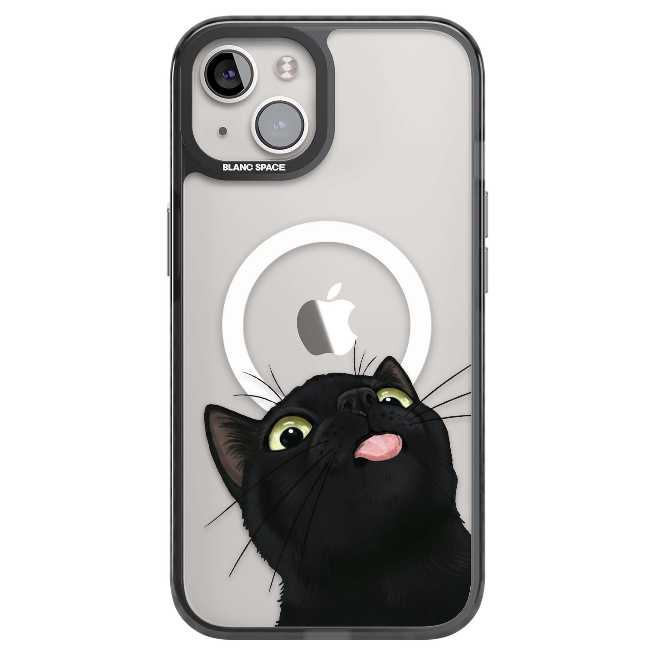 Black Cat Energy for her iPhone case | Black Impact Magsafe case for iPhone 13, iPhone 14, iPhone 15
