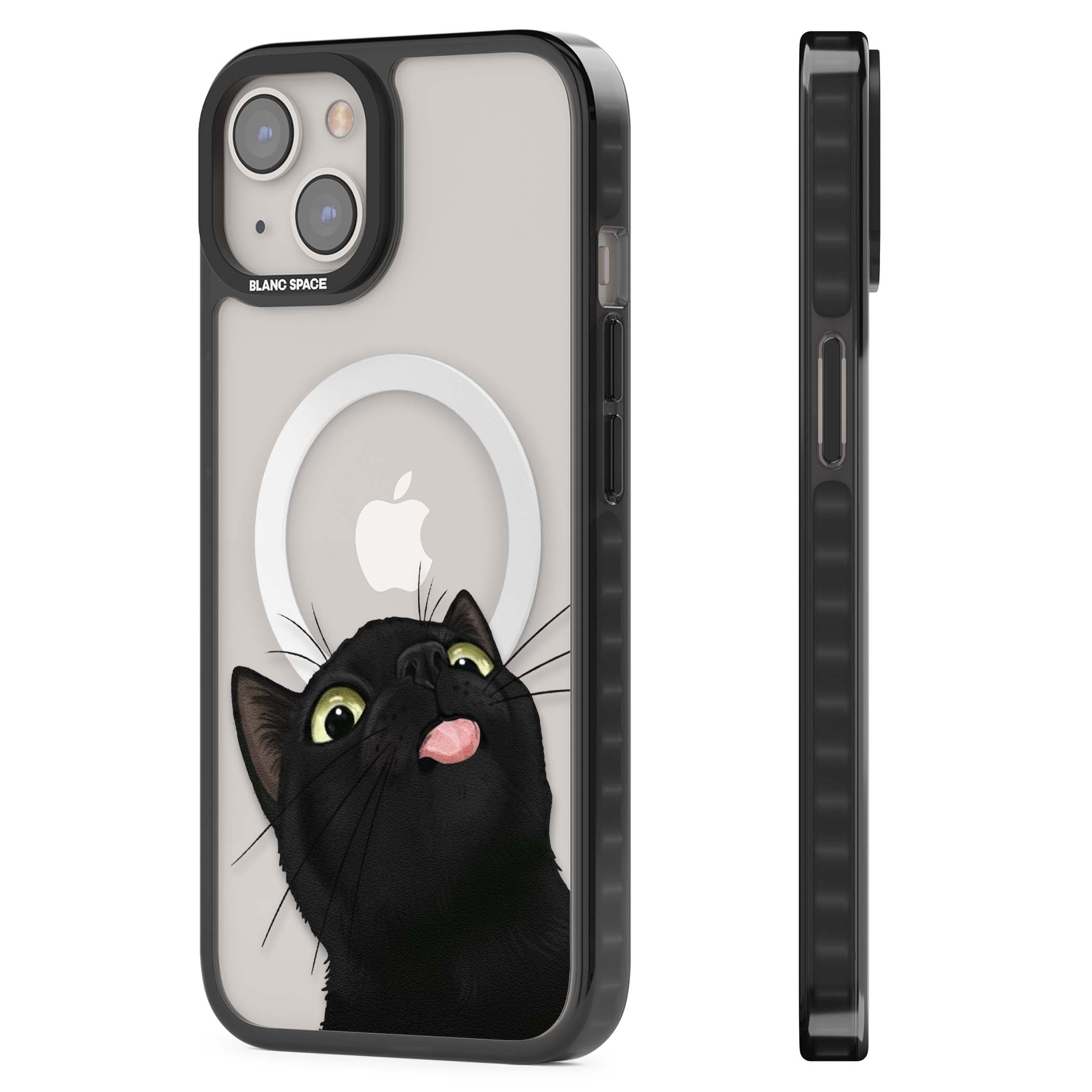 Black Cat Energy for her iPhone case | Black Impact Magsafe case for iPhone 13, iPhone 14, iPhone 15