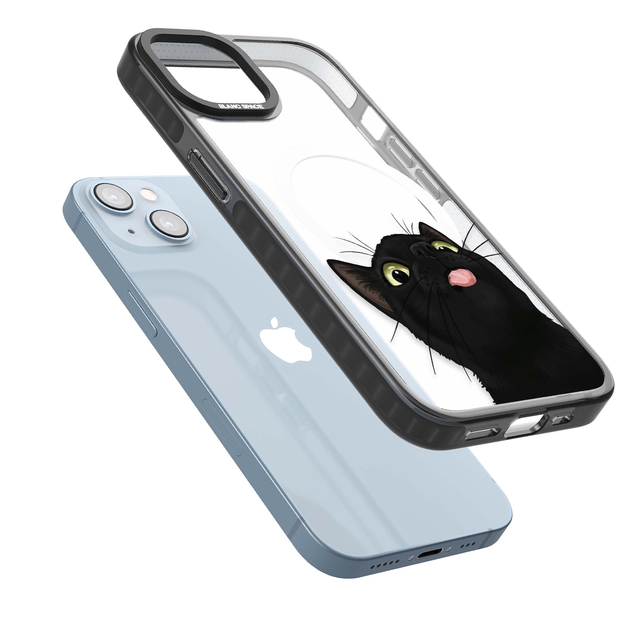 Black Cat Energy for her iPhone case | Black Impact Magsafe case for iPhone 13, iPhone 14, iPhone 15