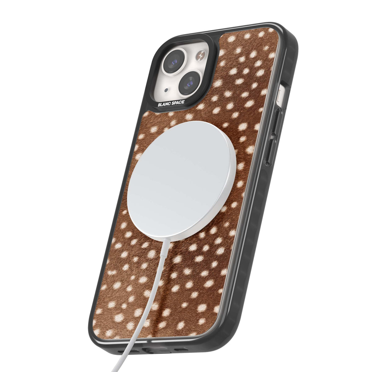 Deer Print animals iPhone case | Black Impact Magsafe case for iPhone 13, iPhone 14, iPhone 15