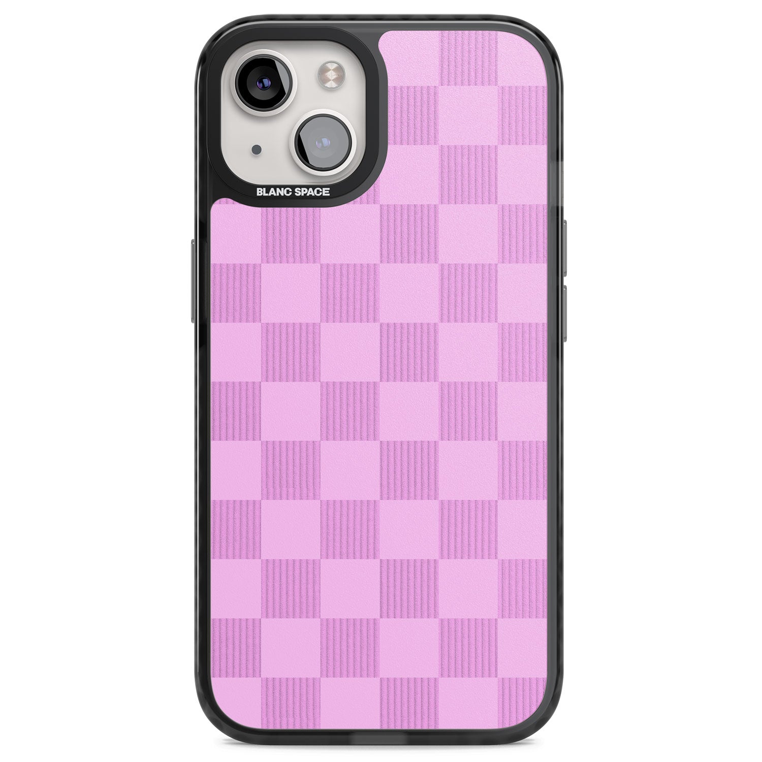 BUBBLEGUM CHECKERED Magsafe Black Impact Phone Case for iPhone 13, iPhone 14, iPhone 15