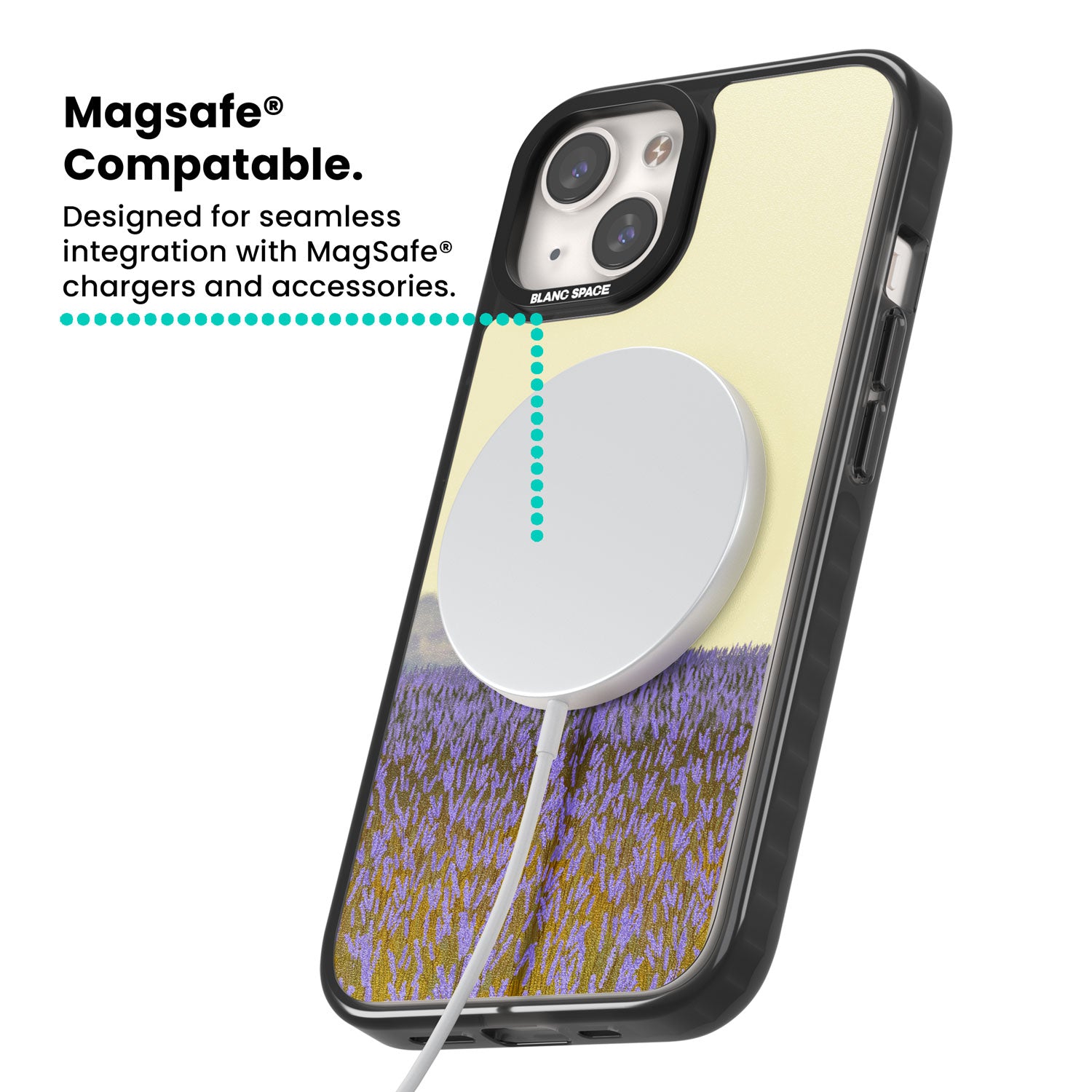 Wow, chill Magsafe Black Impact Phone Case for iPhone 13, iPhone 14, iPhone 15