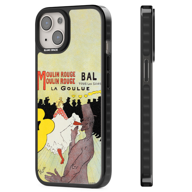Moulin Rouge Poster Magsafe Black Impact Phone Case for iPhone 13, iPhone 14, iPhone 15