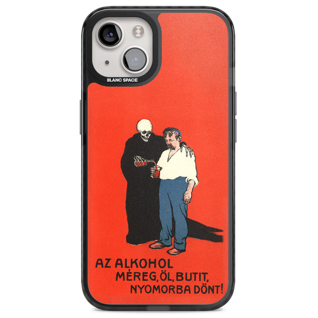 Az Alkohol Poster Magsafe Black Impact Phone Case for iPhone 13, iPhone 14, iPhone 15