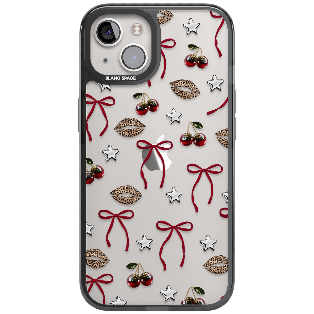 Starlet iPhone 12 / 12 Pro / iPhone 13 / iPhone 14 / iPhone 14 Plus / iPhone 15 / iPhone 15 Plus Impact Black Phone Case front