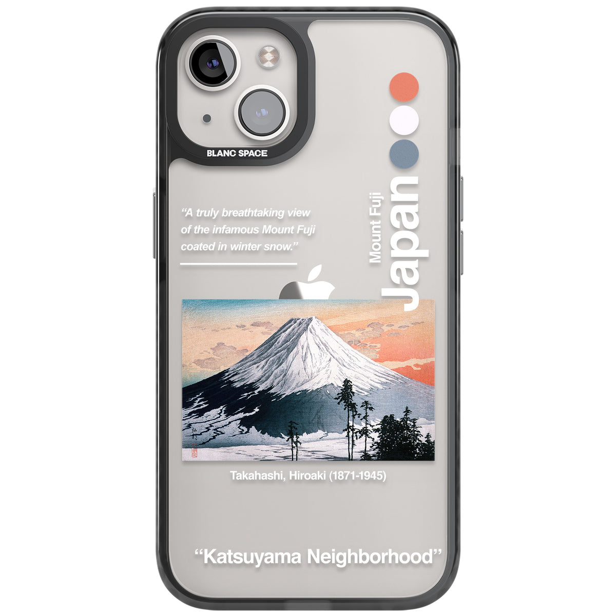 Katsuyama Neighborhood iPhone 12 / 12 Pro / iPhone 13 / iPhone 14 / iPhone 14 Plus / iPhone 15 / iPhone 15 Plus Impact Black Phone Case front