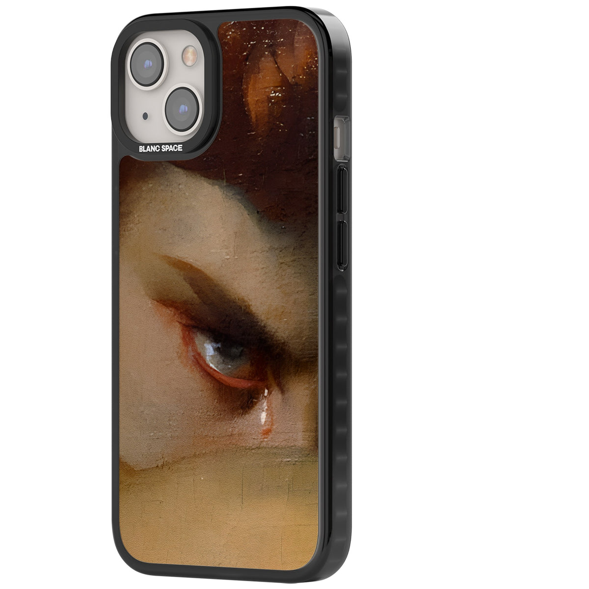 Fallen Angel iPhone 12 / 12 Pro / iPhone 13 / iPhone 14 / iPhone 14 Plus / iPhone 15 / iPhone 15 Plus Impact Black Phone Case side