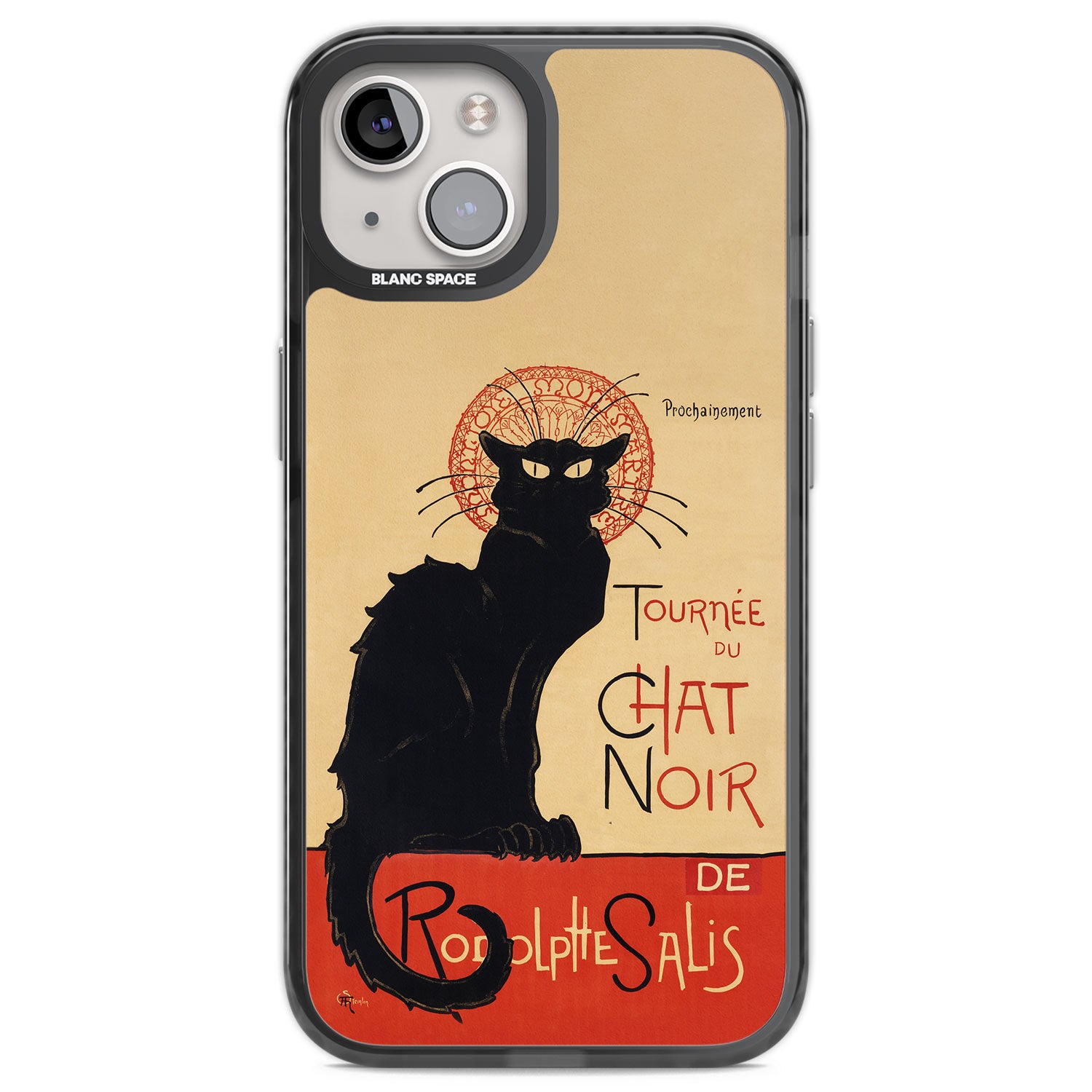 Tournee du Chat Noir Poster Black Impact Phone Case for iPhone 13, iPhone 14, iPhone 15
