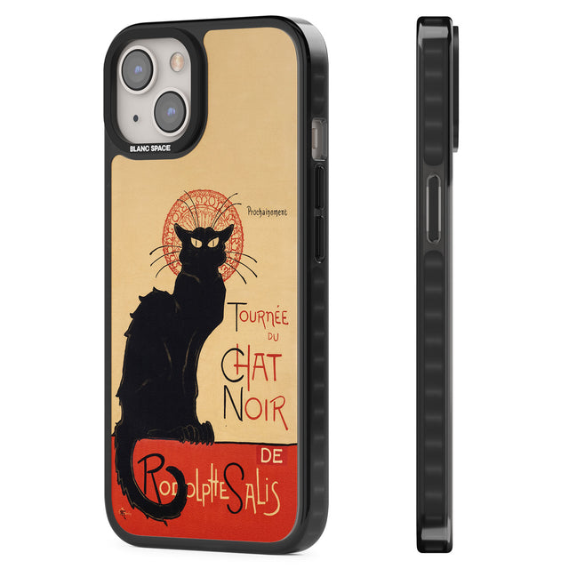Tournee du Chat Noir Poster Black Impact Phone Case for iPhone 13, iPhone 14, iPhone 15