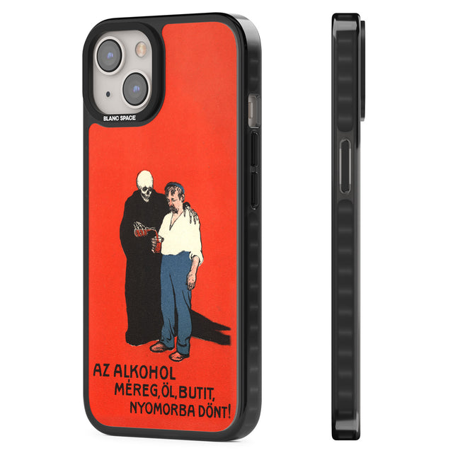Az Alkohol Poster Black Impact Phone Case for iPhone 13, iPhone 14, iPhone 15