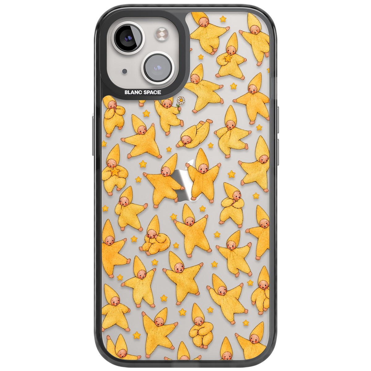 Dancing Star Babies iPhone 12 / 12 Pro / iPhone 13 / iPhone 14 / iPhone 14 Plus / iPhone 15 / iPhone 15 Plus Impact Black Phone Case front