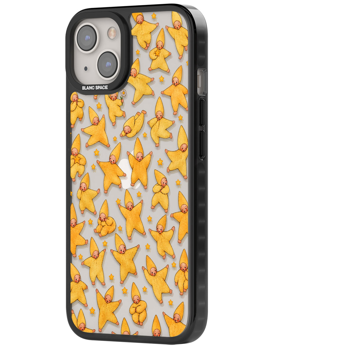 Dancing Star Babies iPhone 12 / 12 Pro / iPhone 13 / iPhone 14 / iPhone 14 Plus / iPhone 15 / iPhone 15 Plus Impact Black Phone Case side