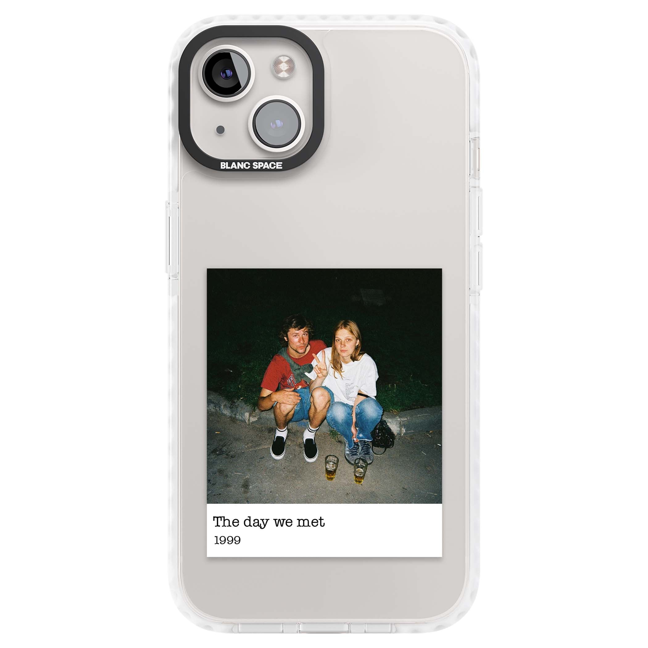 Photo Memory minimal iPhone case | Clear Impact case for iPhone 13, iPhone 14, iPhone 15