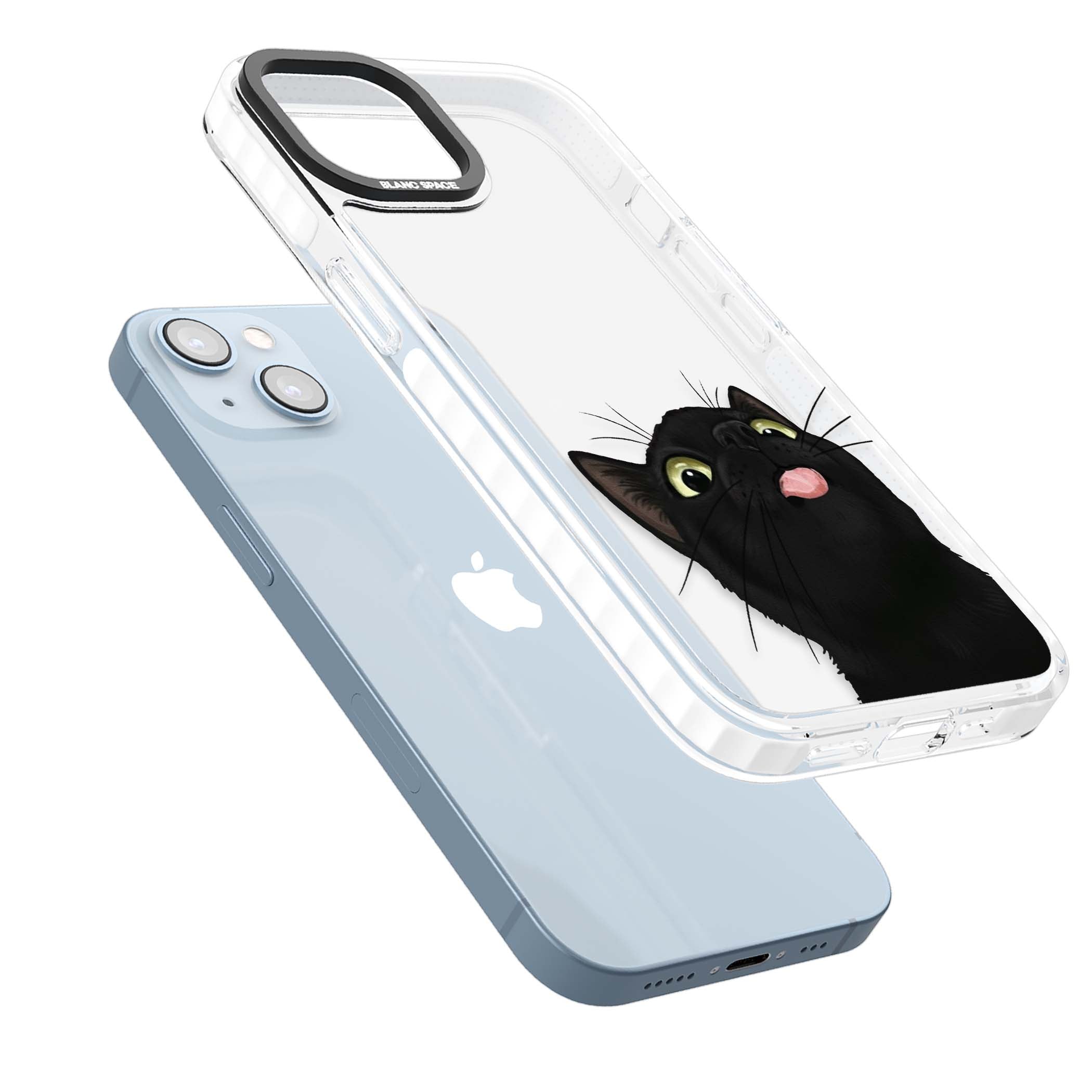 Black Cat Energy for her iPhone case | Clear Impact case for iPhone 13, iPhone 14, iPhone 15