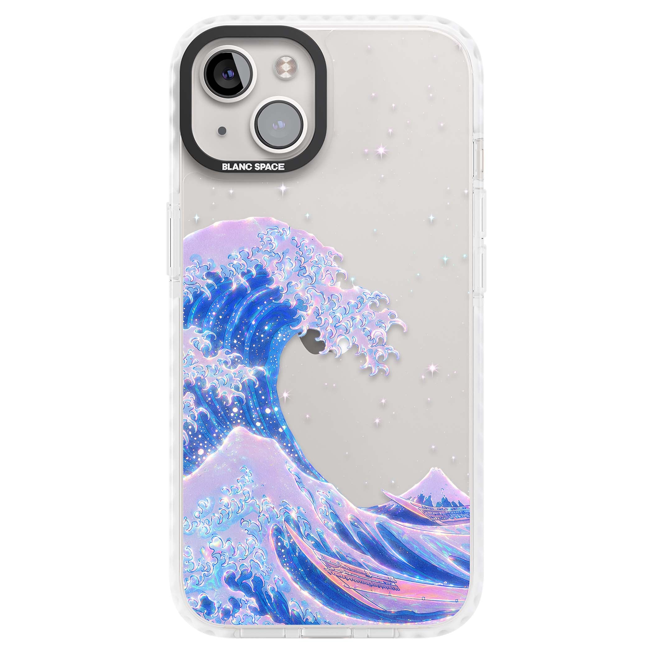 The Great Wave In Opal japanese iPhone case | Clear Impact case for iPhone 13, iPhone 14, iPhone 15