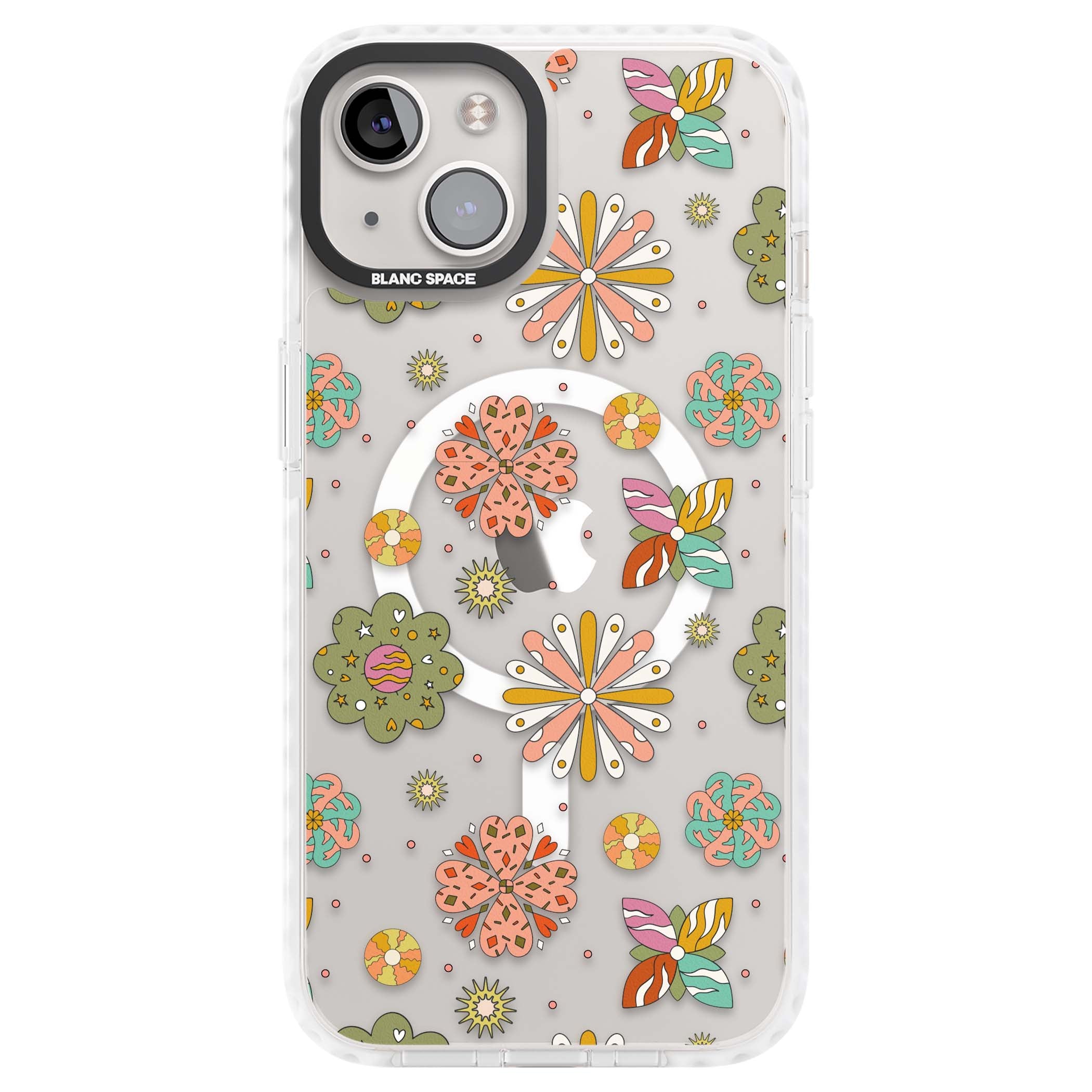 Elevate Your Phone'S Style With This Boho Celestial Sun & Eye Phone Case, Featuring A Mystical Blend Of Suns, All-Seeing Eyes, Butterflies, Stars, And