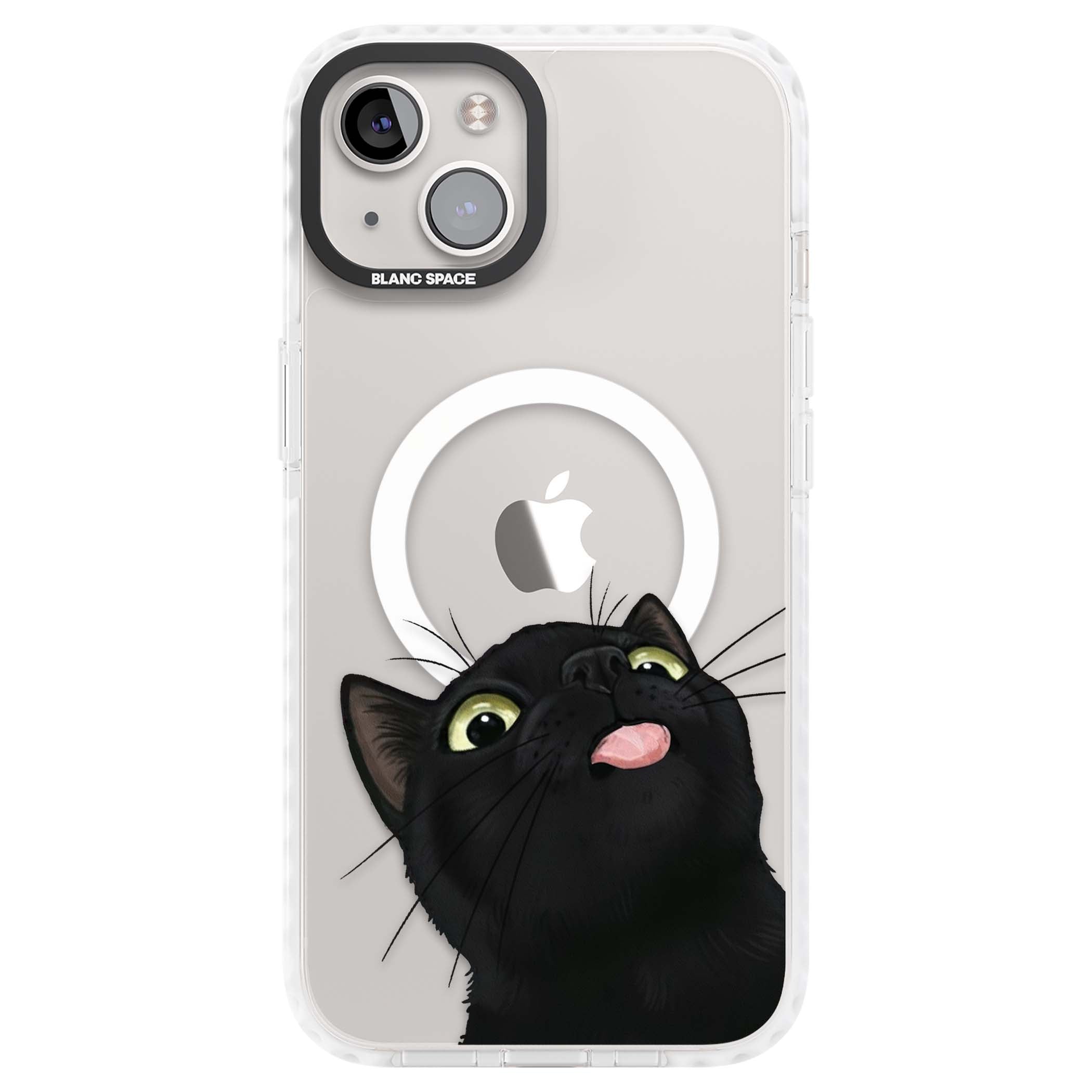 Black Cat Energy for her iPhone case | Impact Magsafe case for iPhone 13, iPhone 14, iPhone 15
