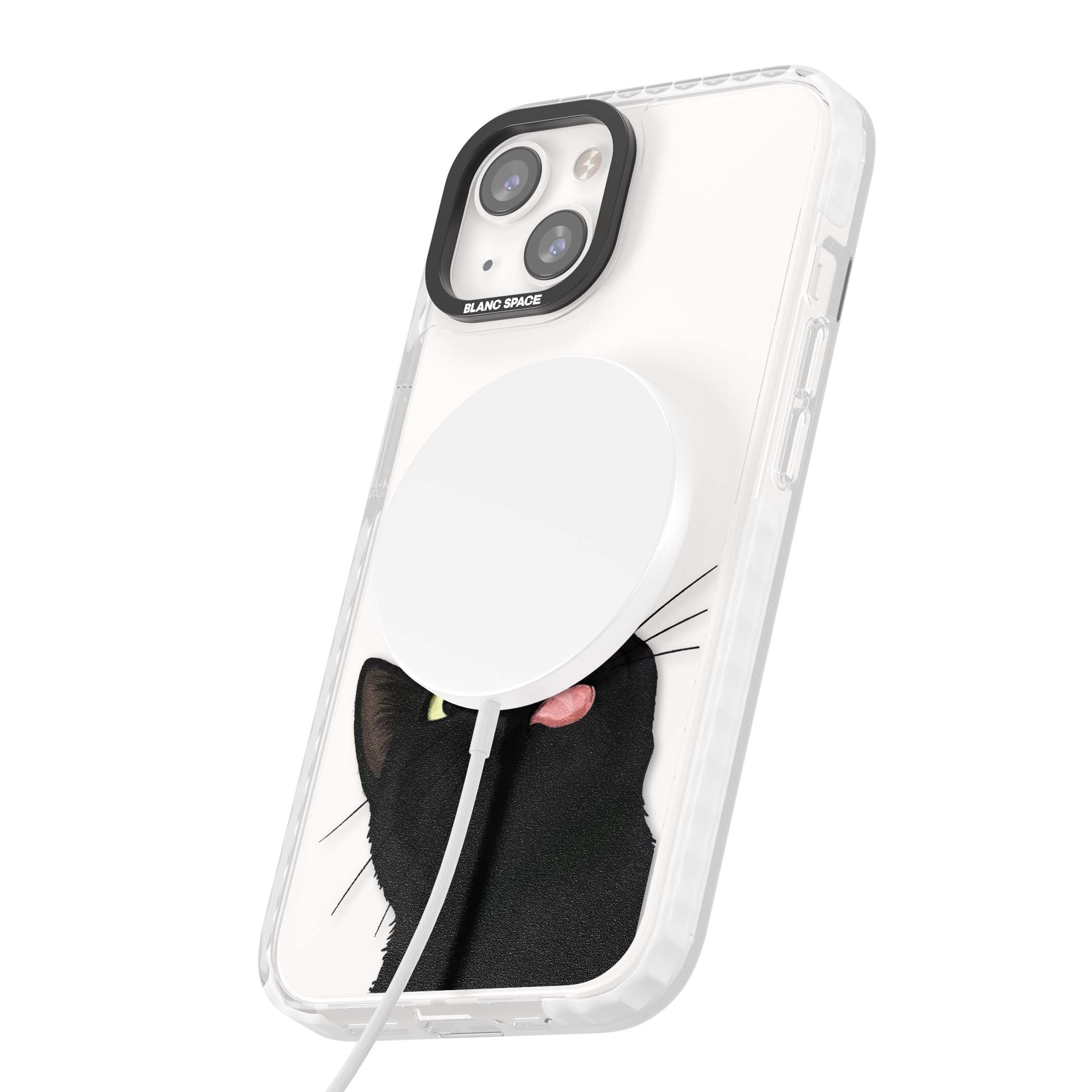 Black Cat Energy for her iPhone case | Impact Magsafe case for iPhone 13, iPhone 14, iPhone 15