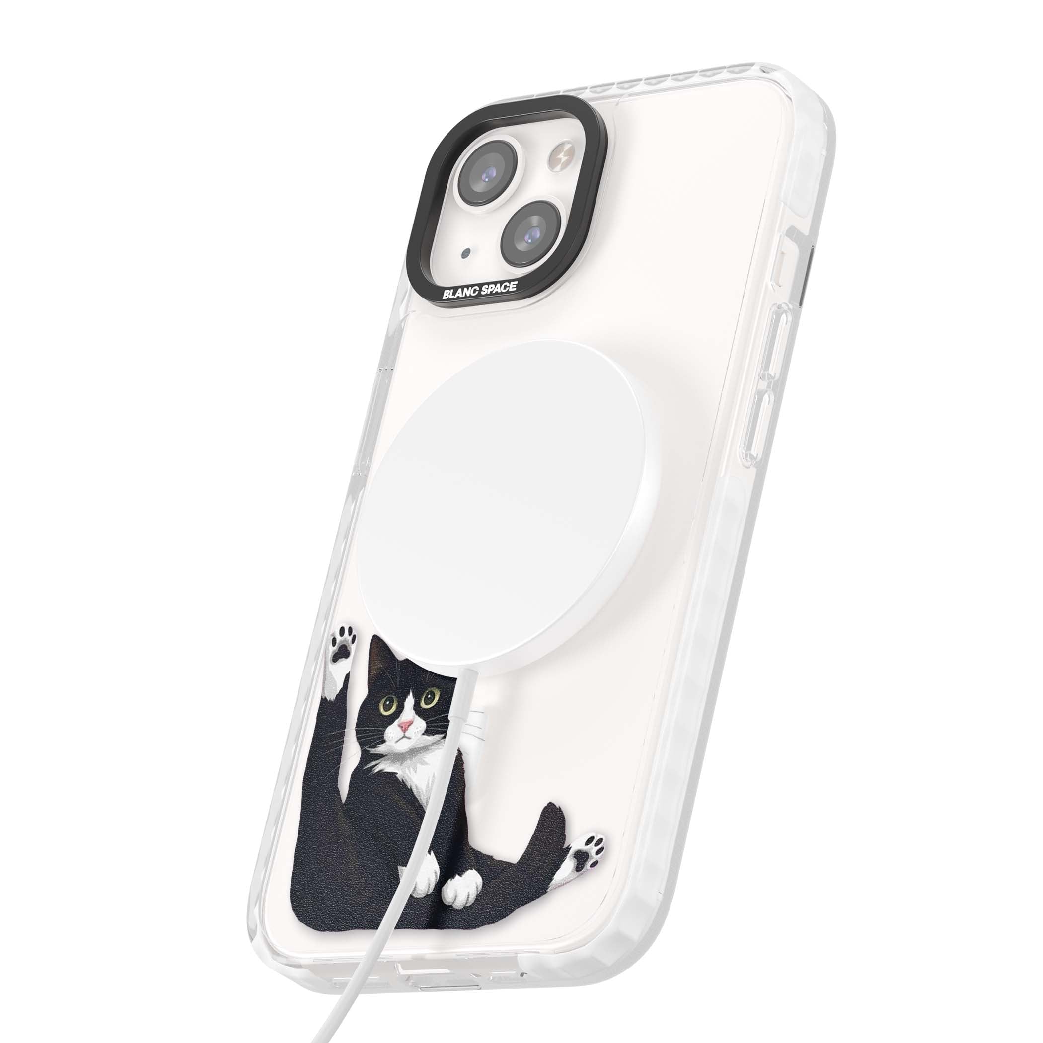Mid-Groom Cat animals iPhone case | Impact Magsafe case for iPhone 13, iPhone 14, iPhone 15