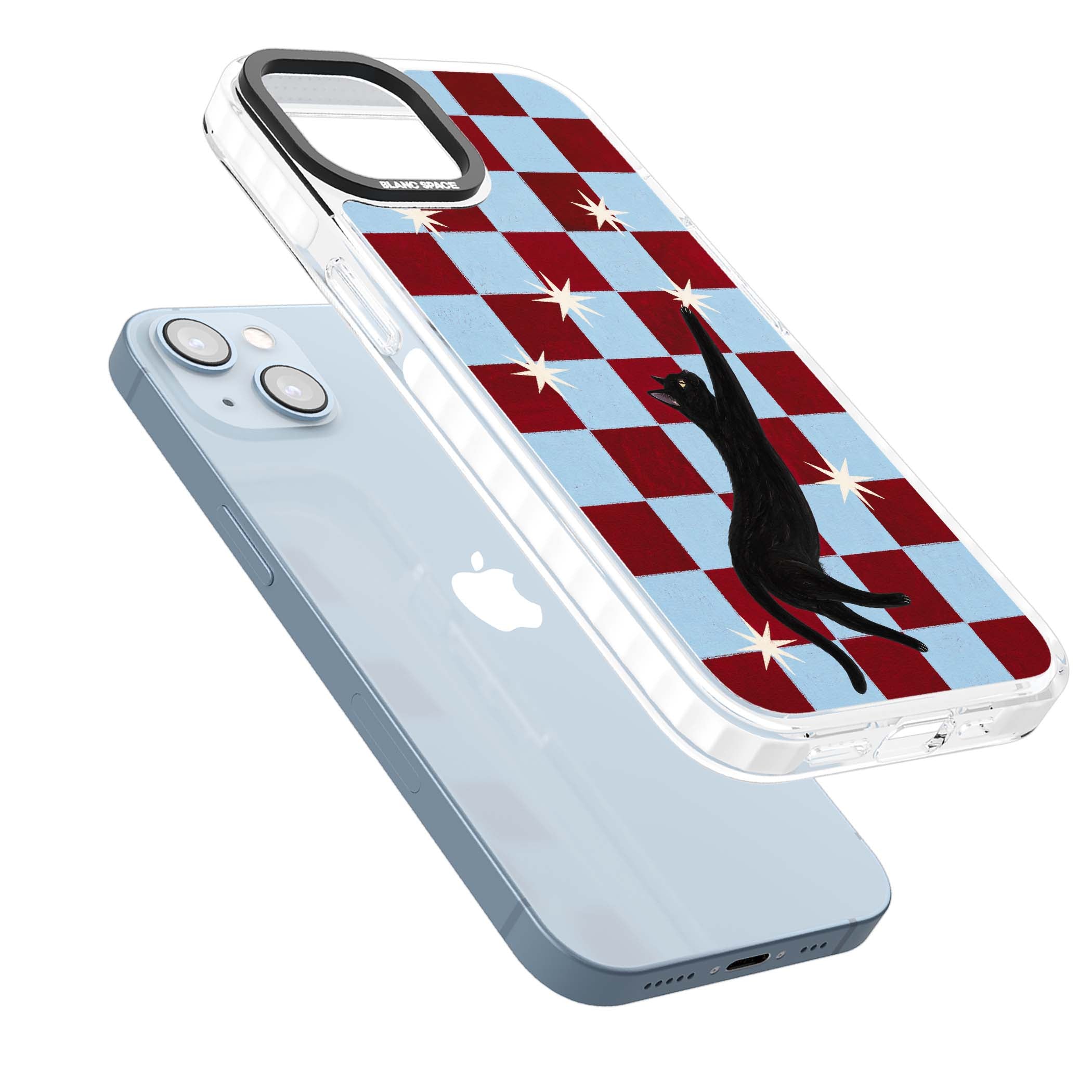 Starlit Kitty animals iPhone case | Impact Magsafe case for iPhone 13, iPhone 14, iPhone 15