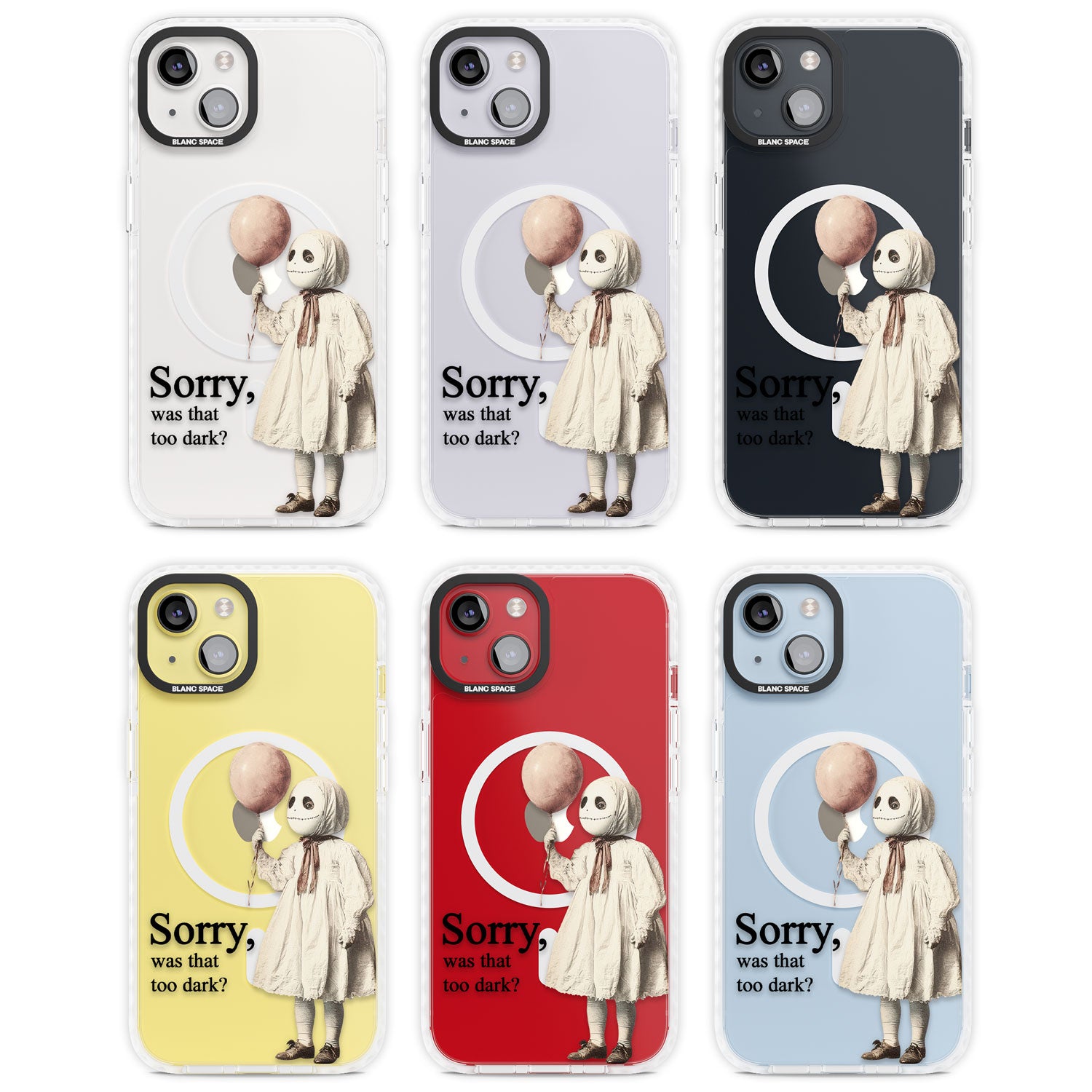 Sorry, Was That Too Dark? Magsafe Impact Phone Case for iPhone 13, iPhone 14, iPhone 15