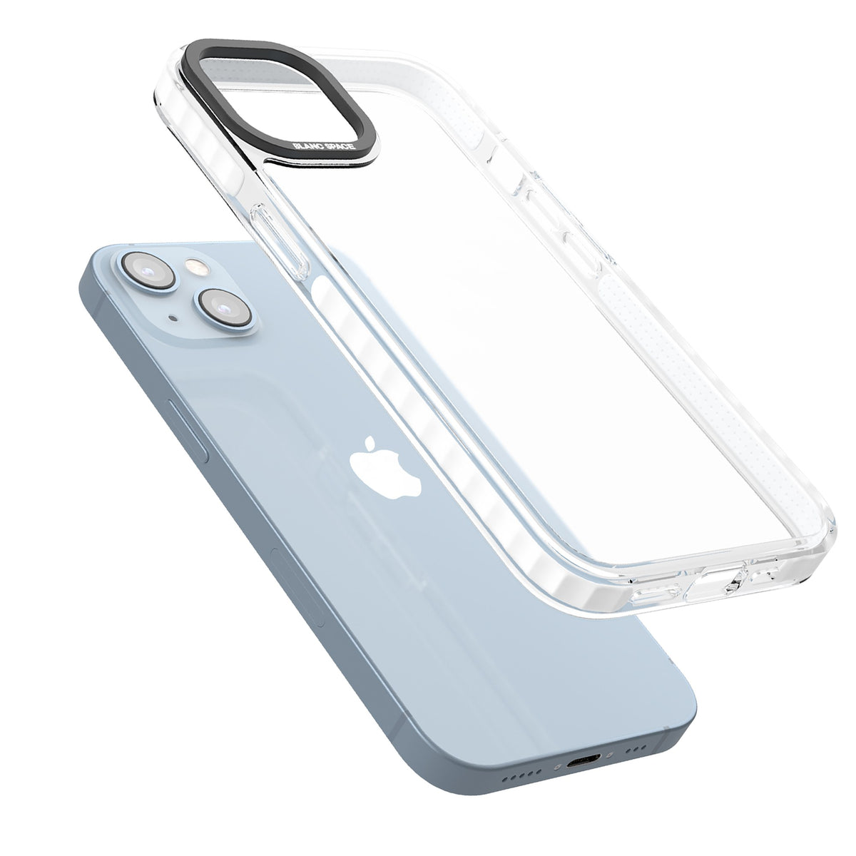 Clear Impact iPhone 12 / 12 Pro / iPhone 13 / iPhone 14 / iPhone 14 Plus / iPhone 15 / iPhone 15 Plus Impact Clear Phone Case angled