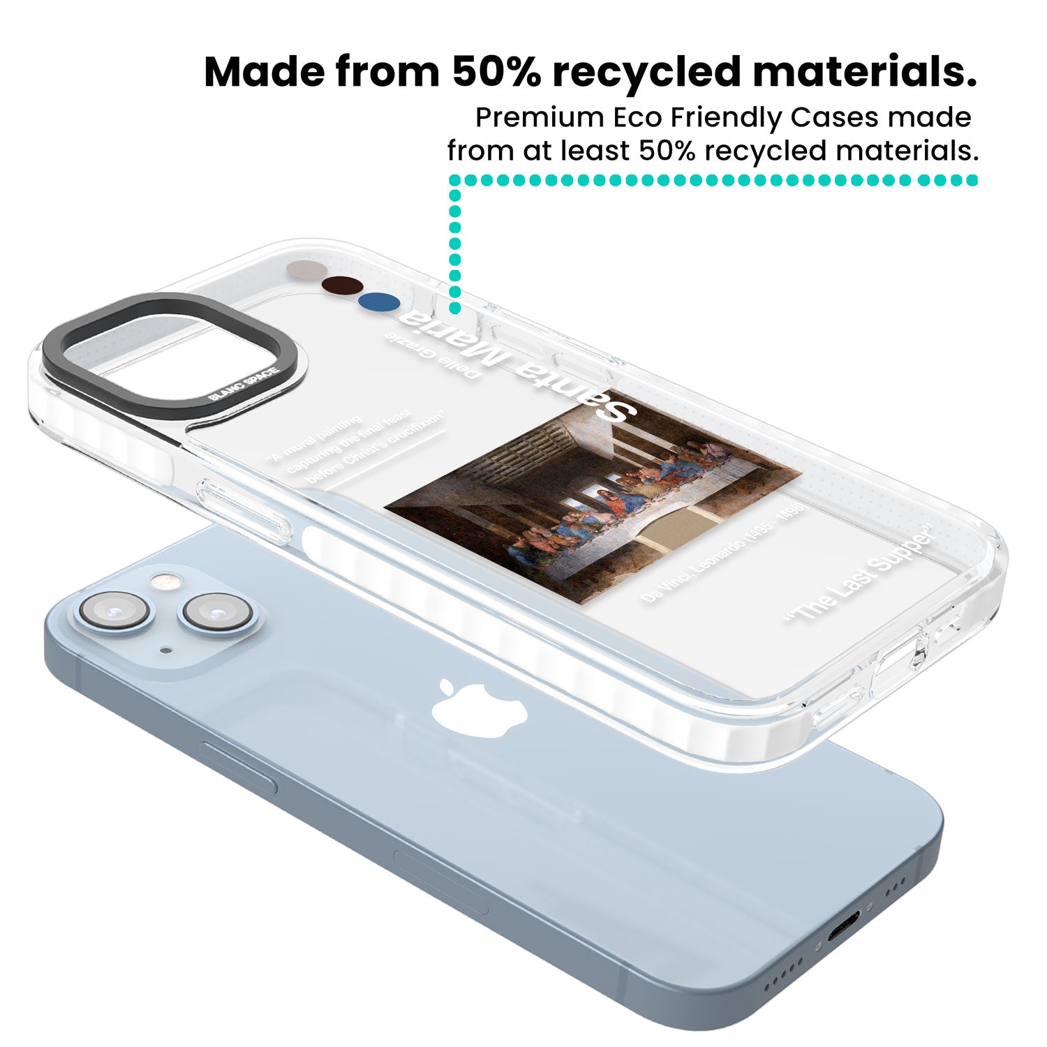 The Last Supper Clear Impact Phone Case for iPhone 13, iPhone 14, iPhone 15