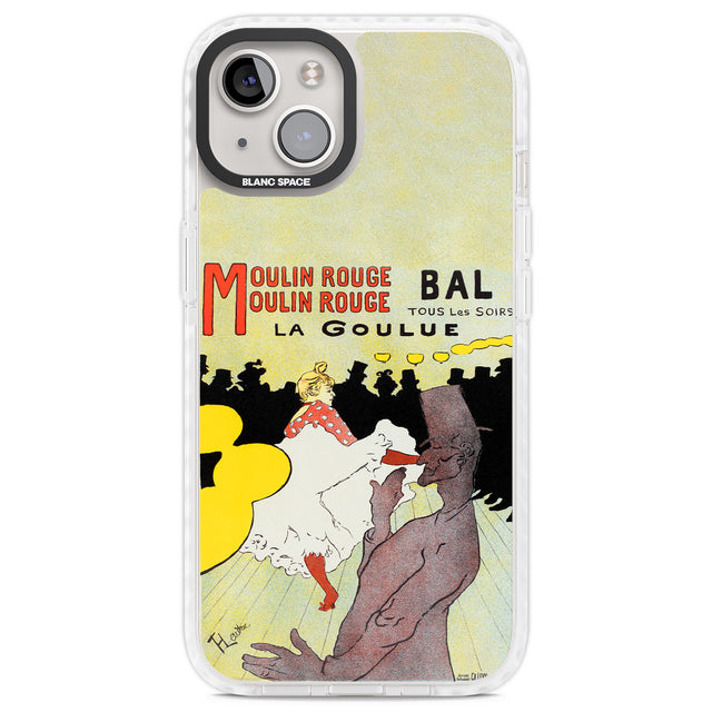 Moulin Rouge Poster Clear Impact Phone Case for iPhone 13, iPhone 14, iPhone 15