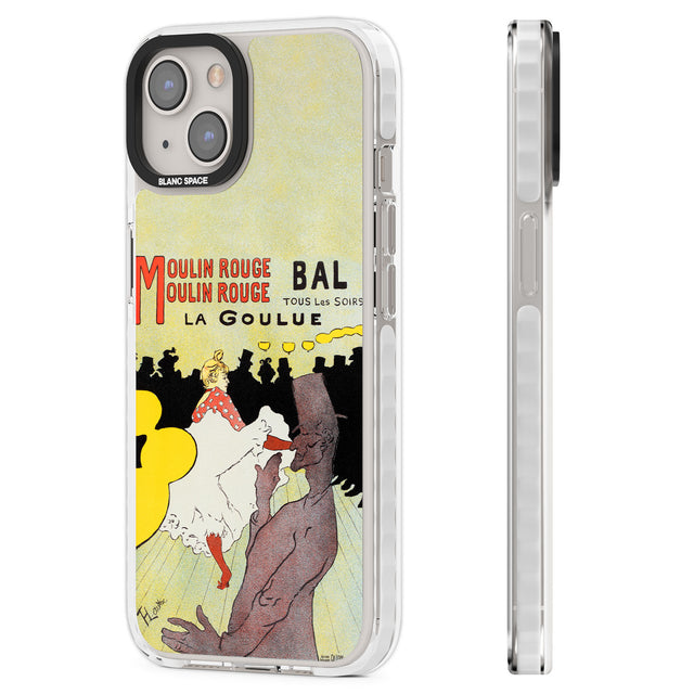 Moulin Rouge Poster Clear Impact Phone Case for iPhone 13, iPhone 14, iPhone 15