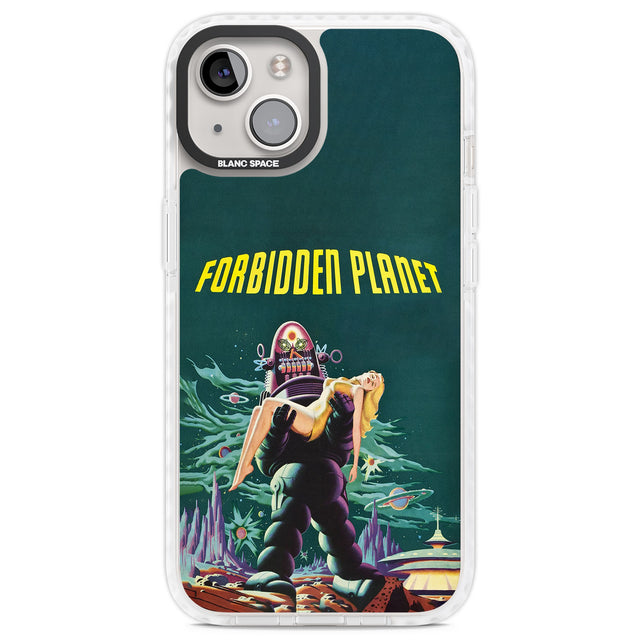 Forbidden Planet Poster Clear Impact Phone Case for iPhone 13, iPhone 14, iPhone 15