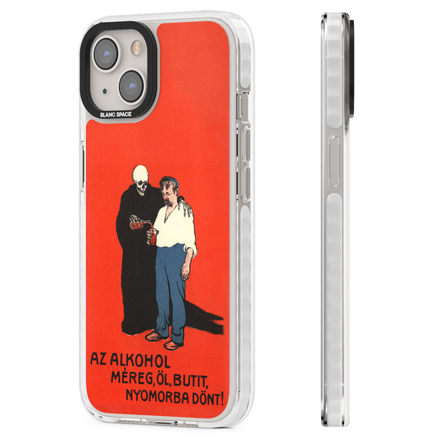 Az Alkohol Poster Clear Impact Phone Case for iPhone 13, iPhone 14, iPhone 15