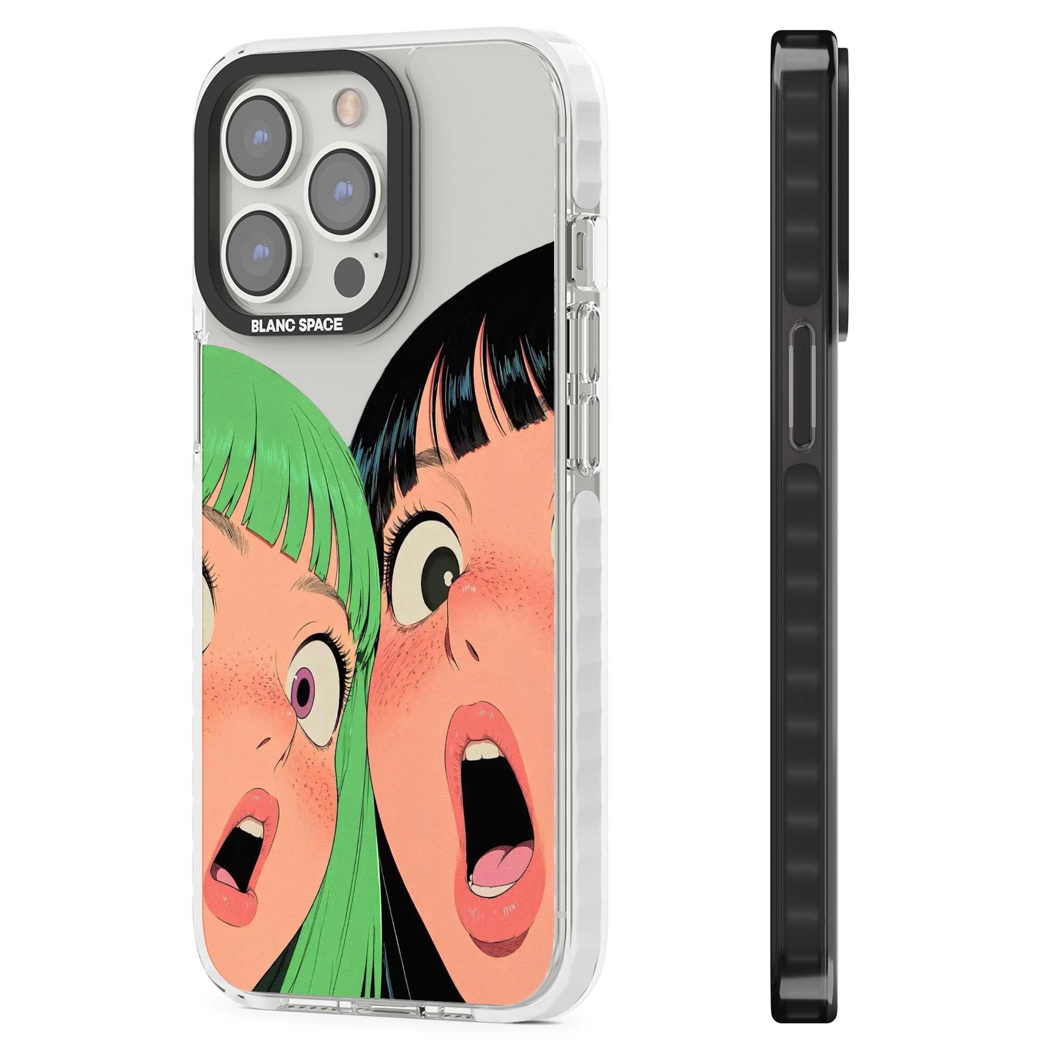 Gasp for her iPhone case | Clear Impact case for iPhone 13 Pro, iPhone 14 Pro, iPhone 15 Pro