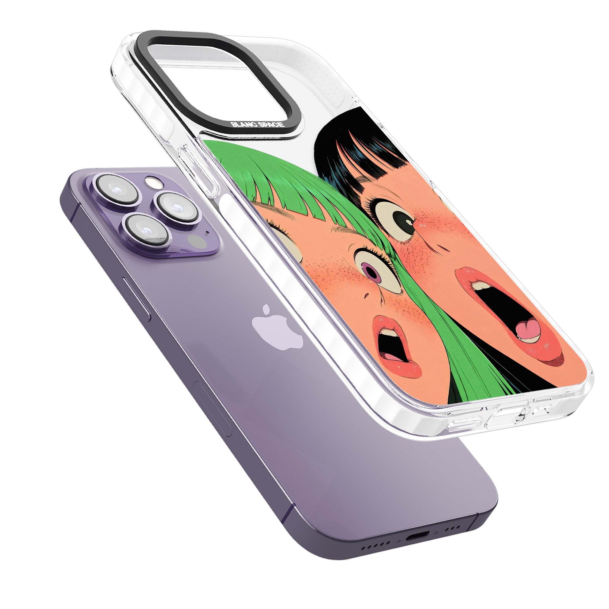 Gasp for her iPhone case | Clear Impact case for iPhone 13 Pro, iPhone 14 Pro, iPhone 15 Pro