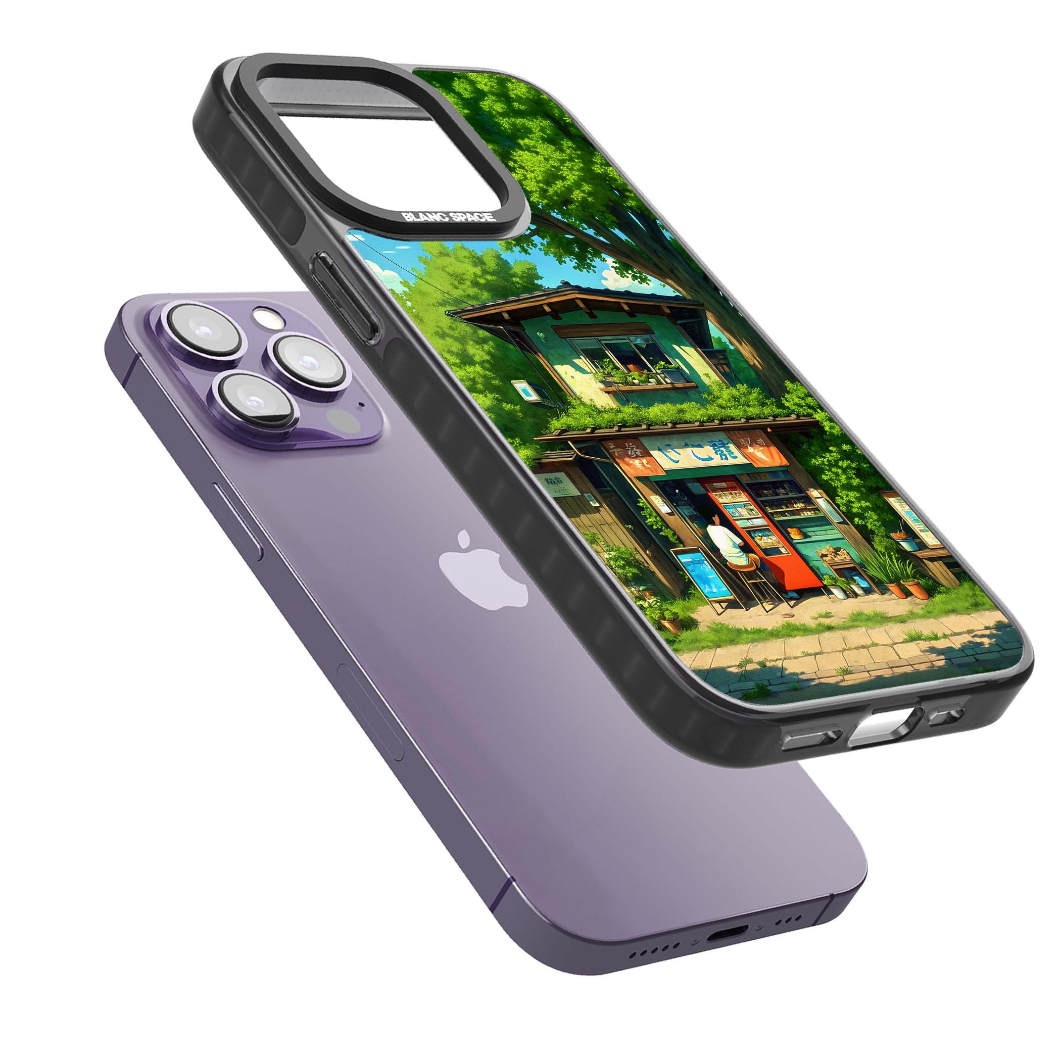 Countryside Kiosk for her iPhone case | Black Impact case for iPhone 13 Pro, iPhone 14 Pro, iPhone 15 Pro